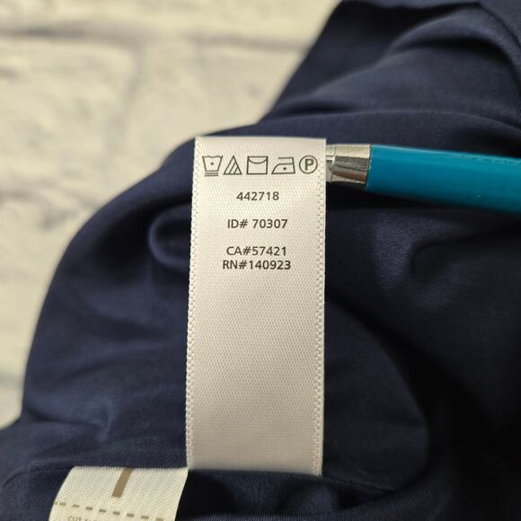 NWT Loft Pencil Skirt Forest Blooms Blue Black Orange Floral Woven Lined size 8 - Picture 9 of 10